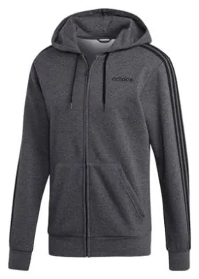 adidas Essentials 3-Stripes Fleece Hoodie DX2528  Homme  Gris  Sweat-shirt