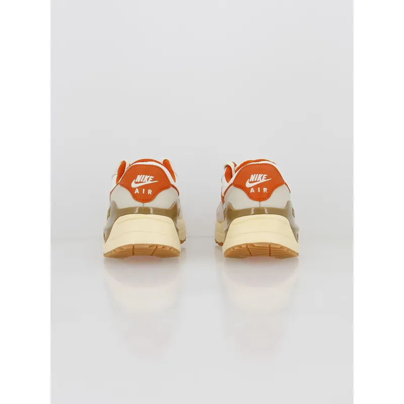 Air max baskets systm blanc orange femme - Nike | wimod