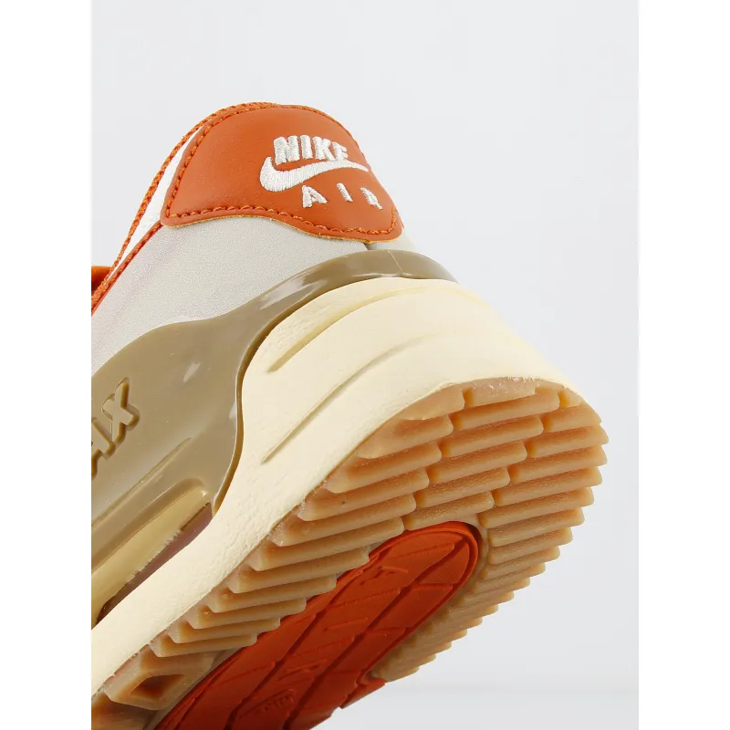 Air max baskets systm blanc orange femme - Nike | wimod