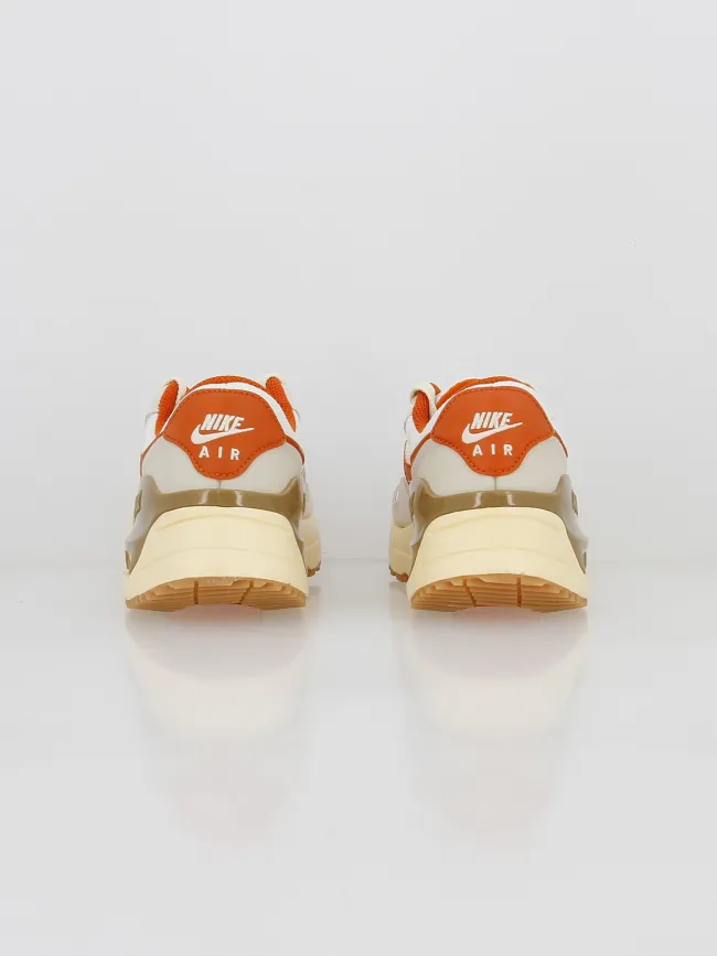 Air max baskets systm blanc orange femme - Nike | wimod