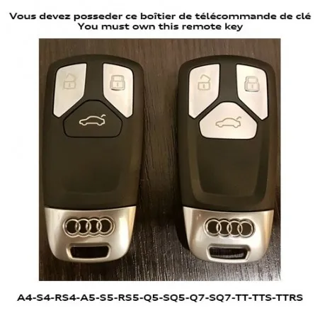 Audi SQ7 4M Car Key Shell Carbon Fiber