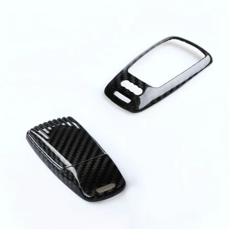 Audi SQ7 4M Car Key Shell Carbon Fiber