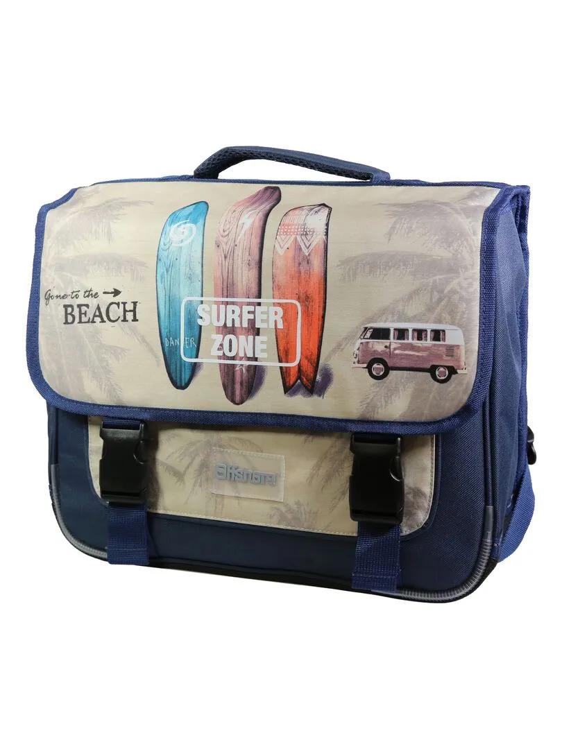 BAGTROTTER Cartable 38 cm Offshore Beige Van & Surf - Beige