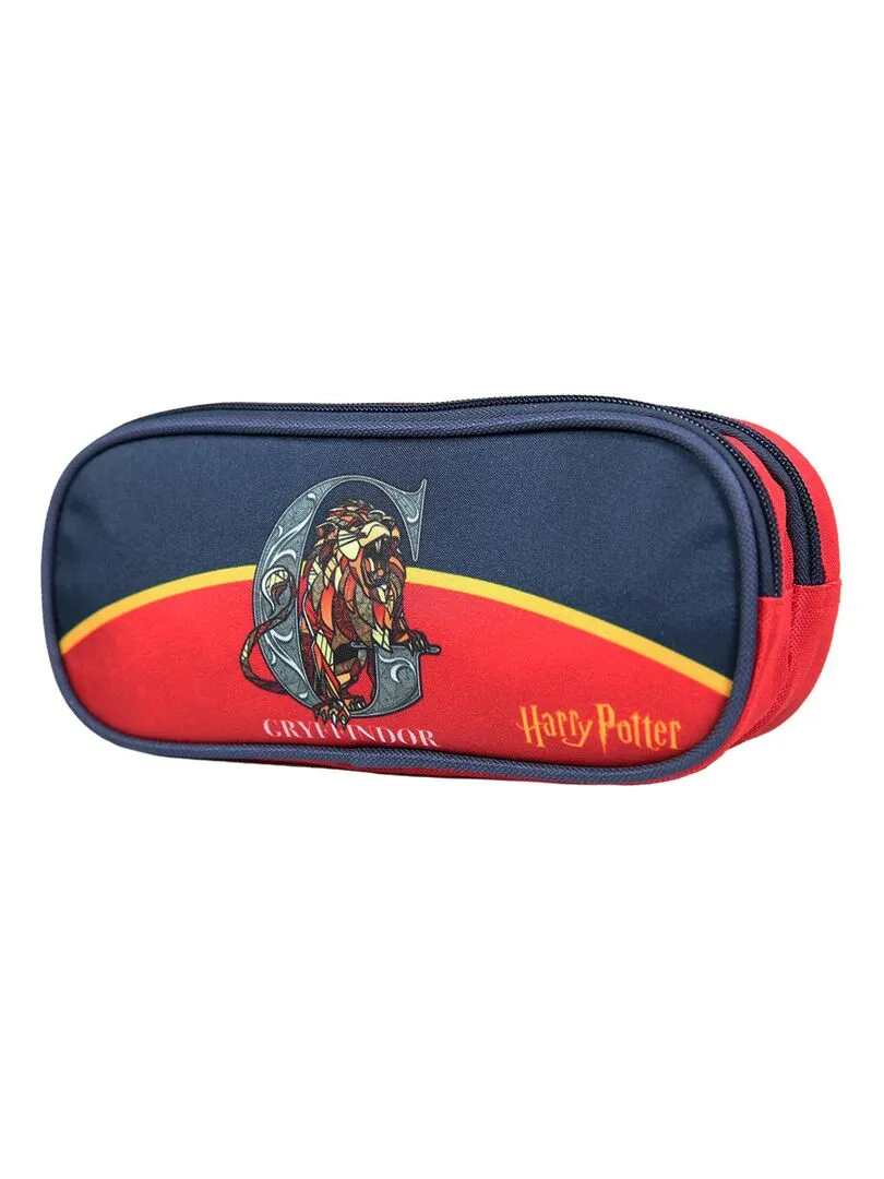 BAGTROTTER Trousse scolaire 2 compartiments Harry Potter Multicolore - Multicolore