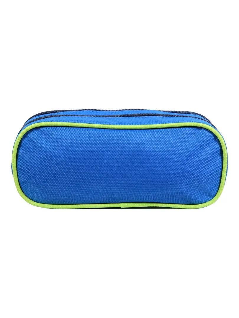 BAGTROTTER Trousse scolaire 2 compartiments Ligue 1 Football Bleue - Bleu