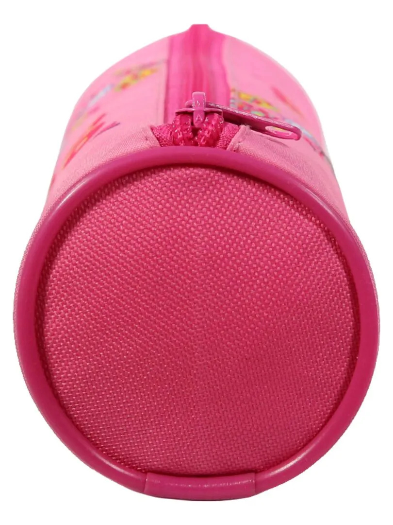 BAGTROTTER Trousse scolaire ronde Disney Minnie Rose Fun - Rose