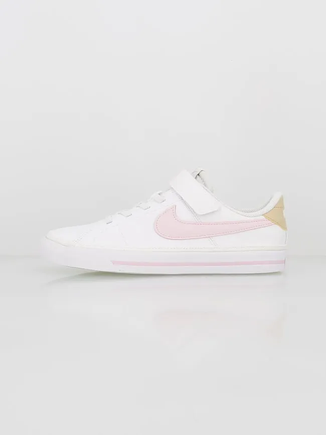 Baskets court legacy scratch psv blanc rose fille - Nike | wimod