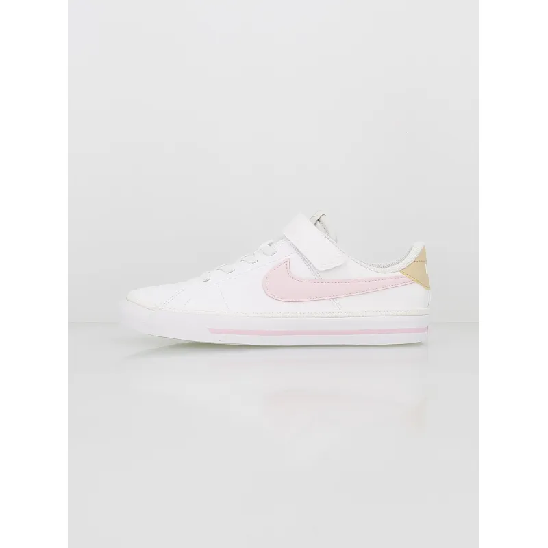 Baskets court legacy scratch psv blanc rose fille - Nike | wimod