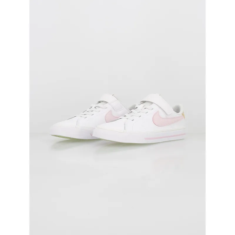 Baskets court legacy scratch psv blanc rose fille - Nike | wimod