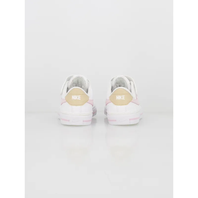 Baskets court legacy scratch psv blanc rose fille - Nike | wimod