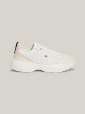 Baskets de running chunky en cuir | Blanc | Tommy Hilfiger