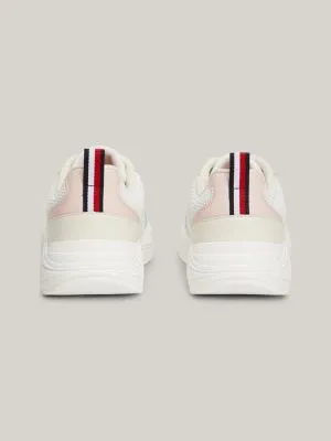 Baskets de running chunky en cuir | Blanc | Tommy Hilfiger