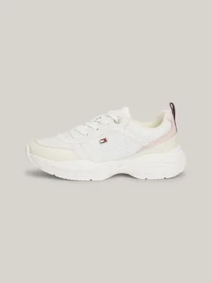 Baskets de running chunky en cuir | Blanc | Tommy Hilfiger