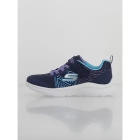 Baskets microspec plus swirl sweet bleu fille - Skechers | wimod