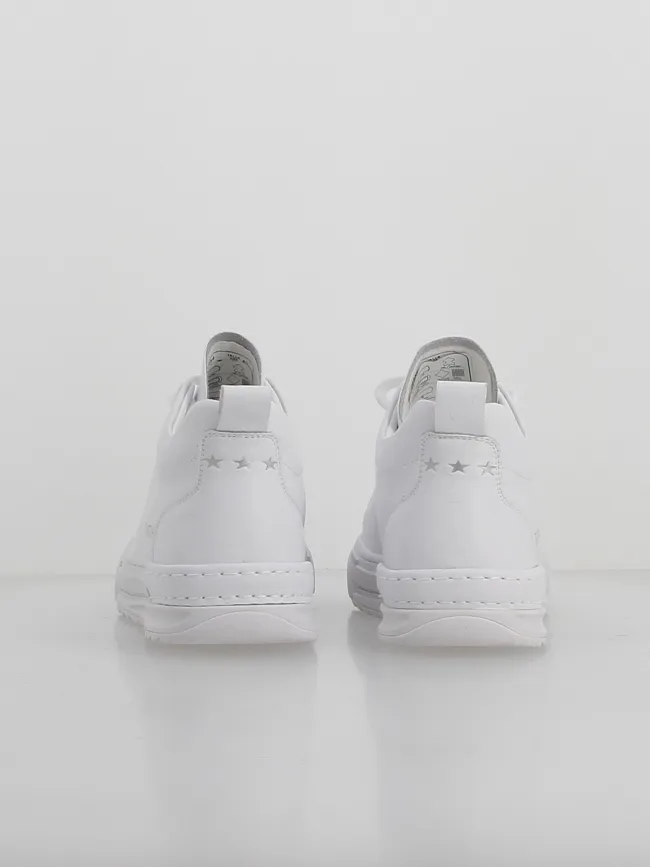 Baskets montantes en cuir blanc homme - Teddy Smith | wimod