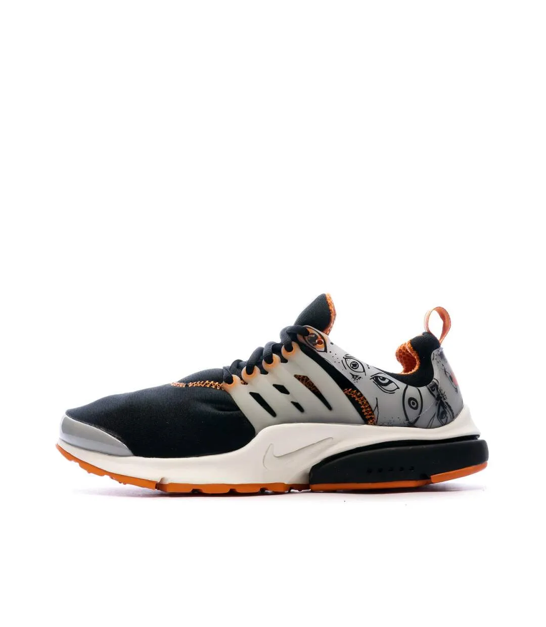 Baskets Noir/Orange Homme Nike Air Presto