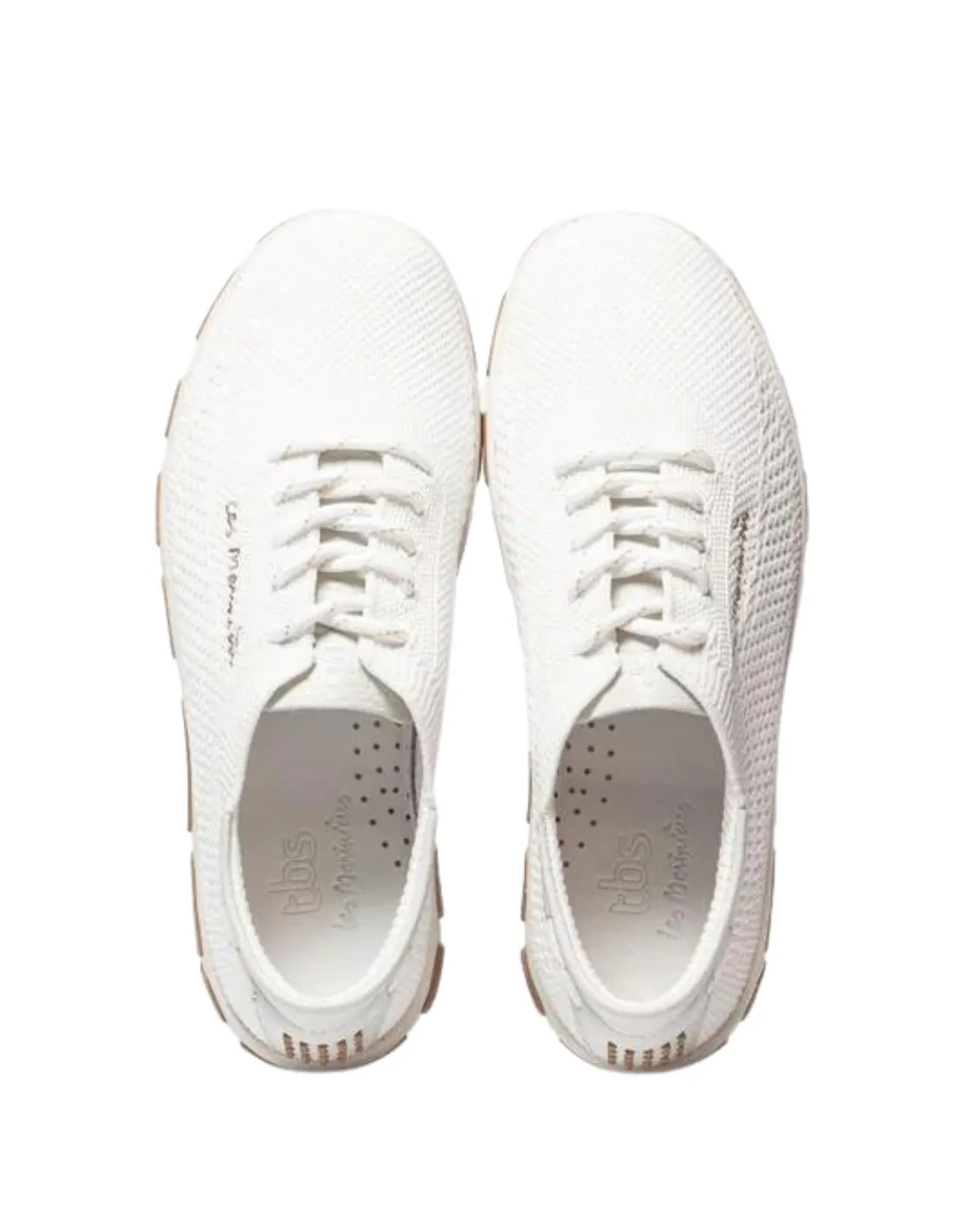 Baskets Tennis Femme TBS Ref 60601 Blanc Naturel