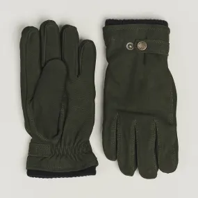 Bergsvik Primaloft Lined Nubuck Glove Bottle Green