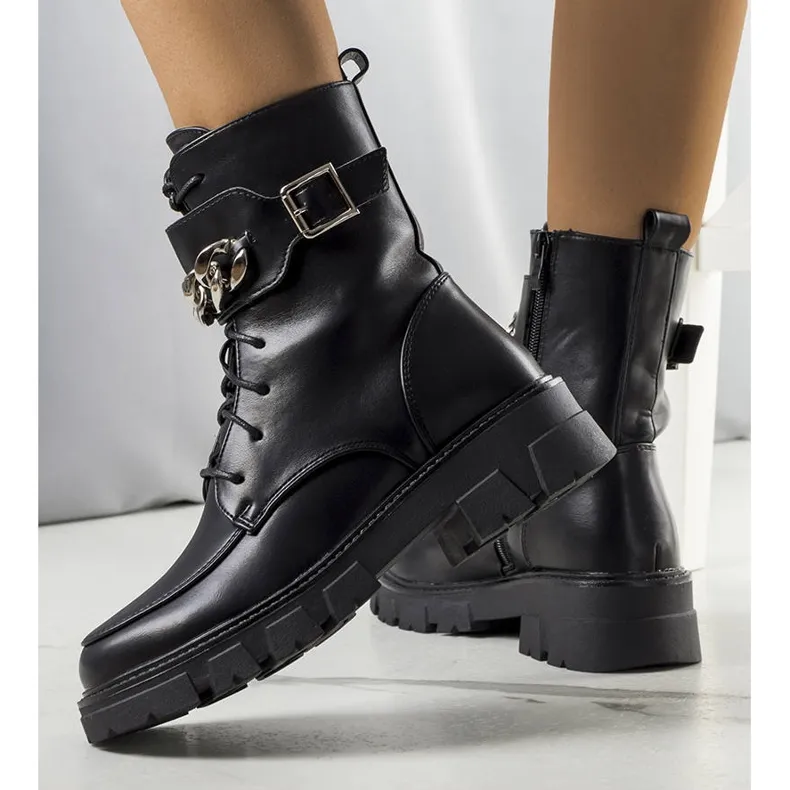 BM Bottes isolées noires de Timur le noir