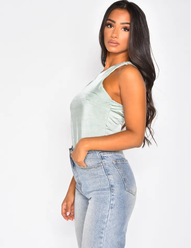 Body en satin / 35400 - JEANS INDUSTRY