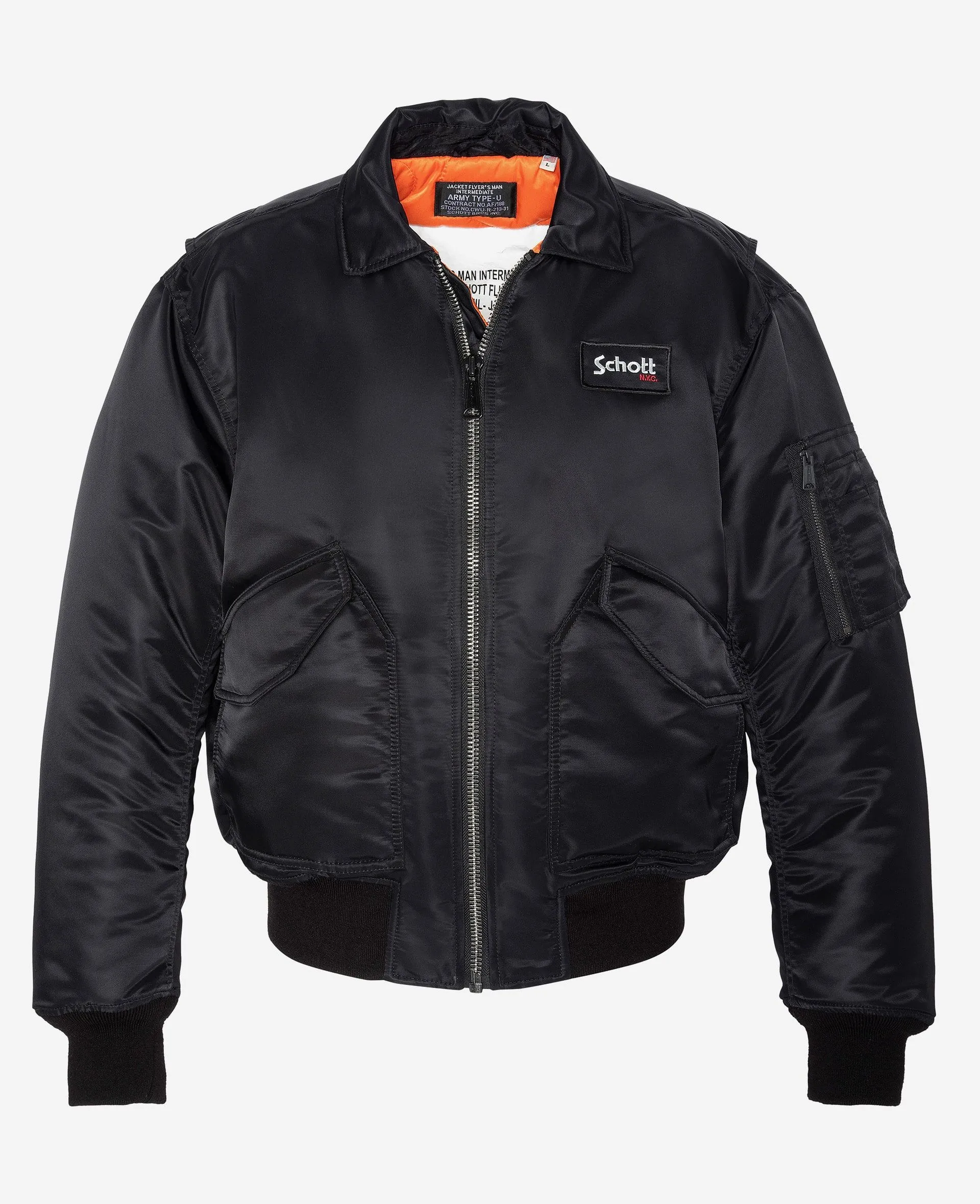 Bomber CWU coupe 90's en nylon recyclé, Grande taille