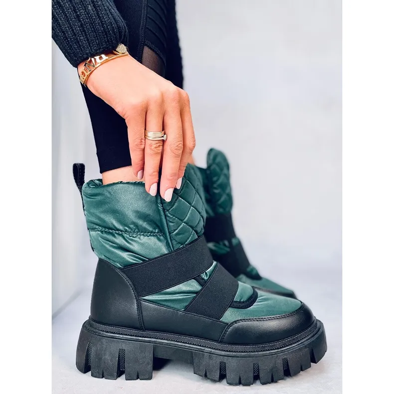 Bottes de neige Uffie Green pour femmes vert