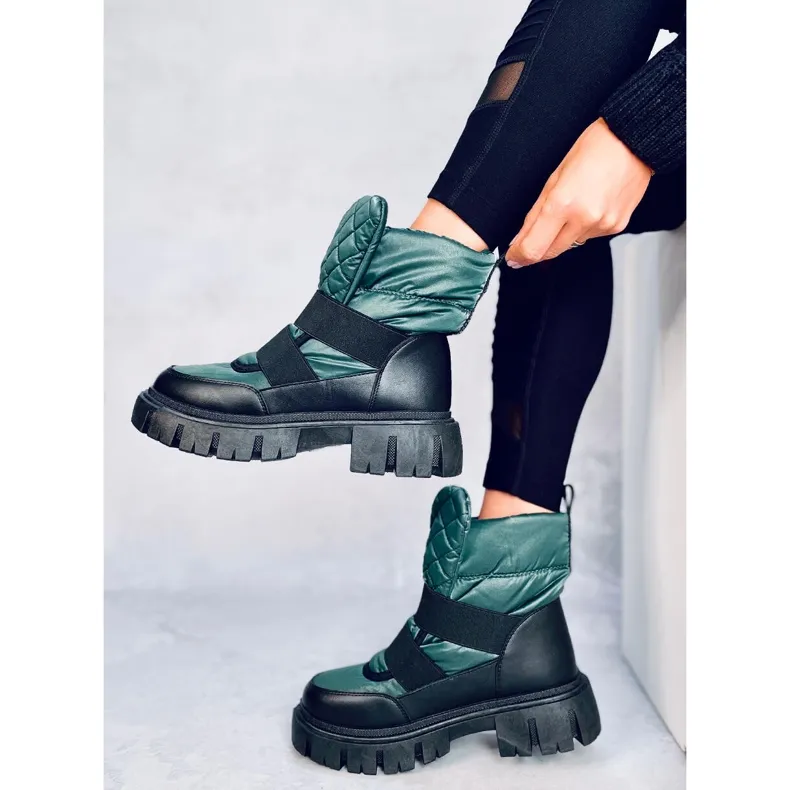 Bottes de neige Uffie Green pour femmes vert