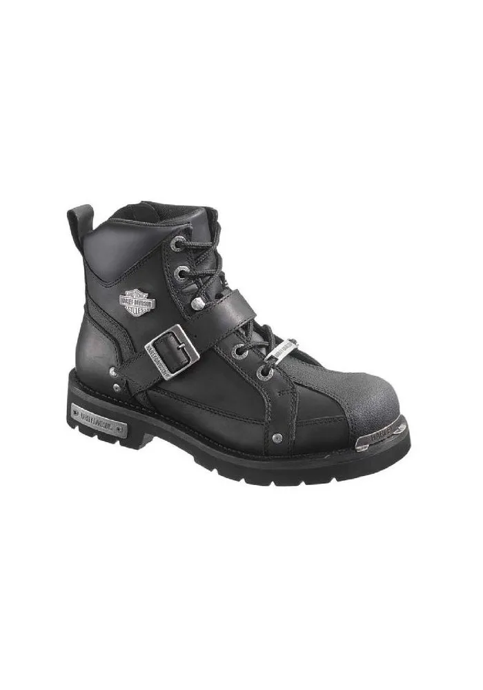 Bottes Harley Davidson Jones en Cuir Noir Ref : D96010