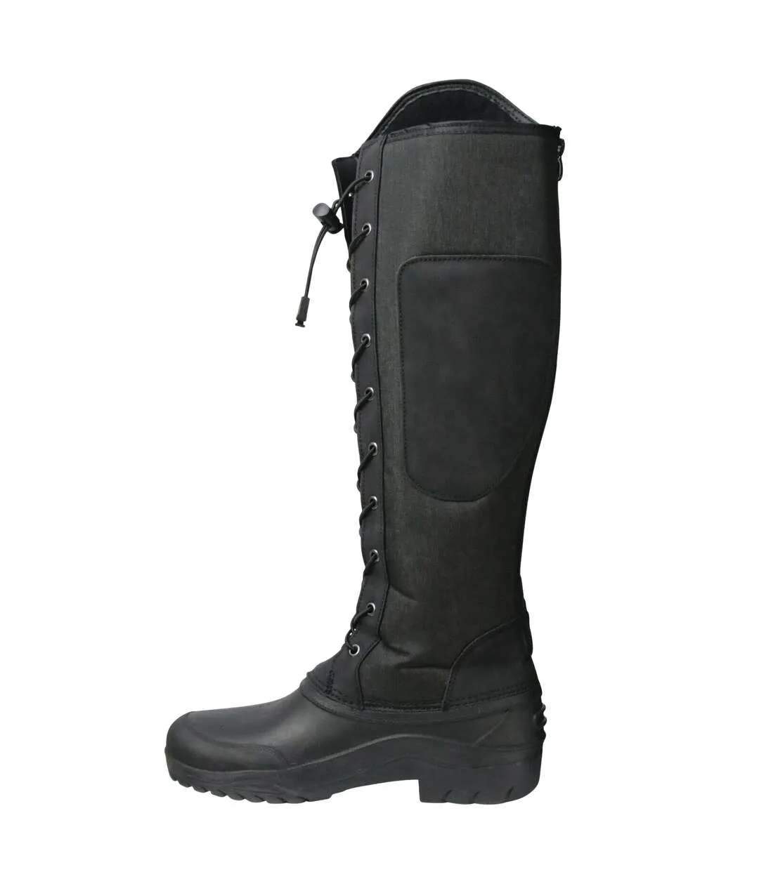 Bottes hautes d´équitation mont maudit femme noir / gris Hy