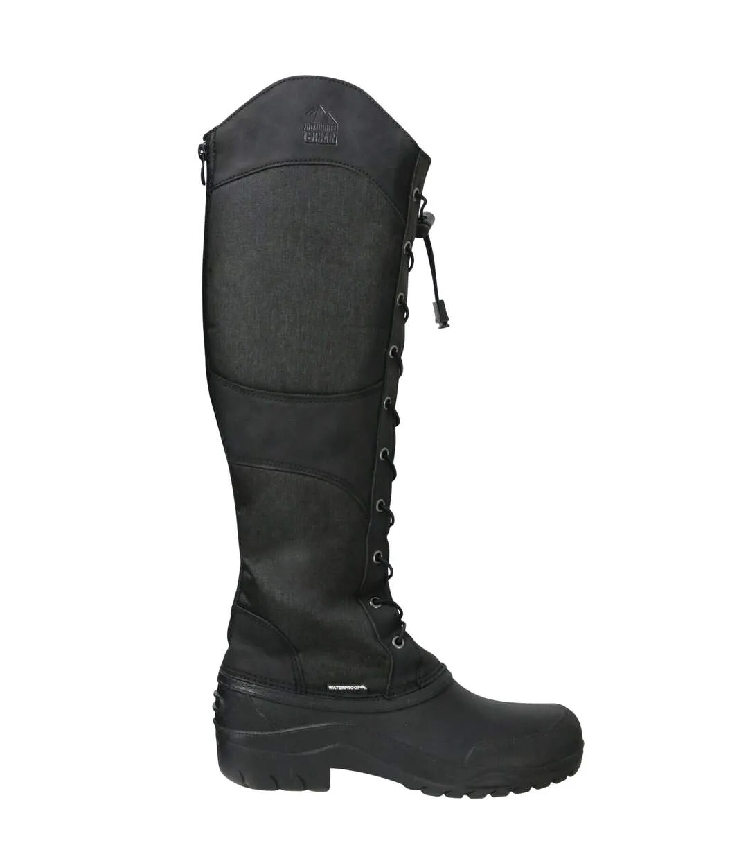 Bottes hautes d´équitation mont maudit femme noir / gris Hy