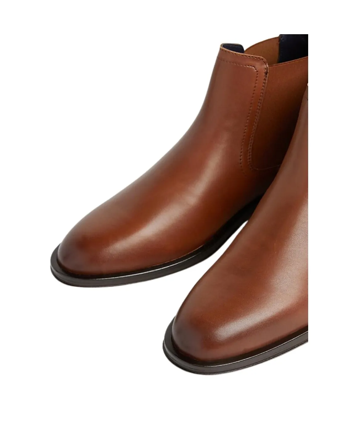 Bottes homme en cuir Tommy Hilfiger Ref 61222 Cognac