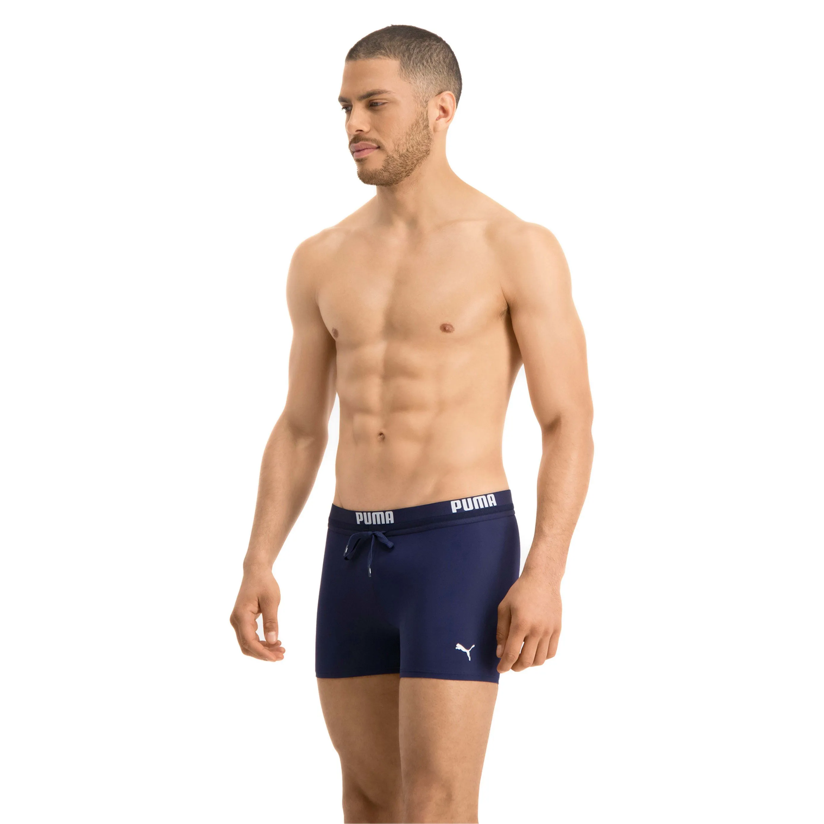 Boxer de bain PUMA Swim Logo - marine - Puma : vente maillots de ba...