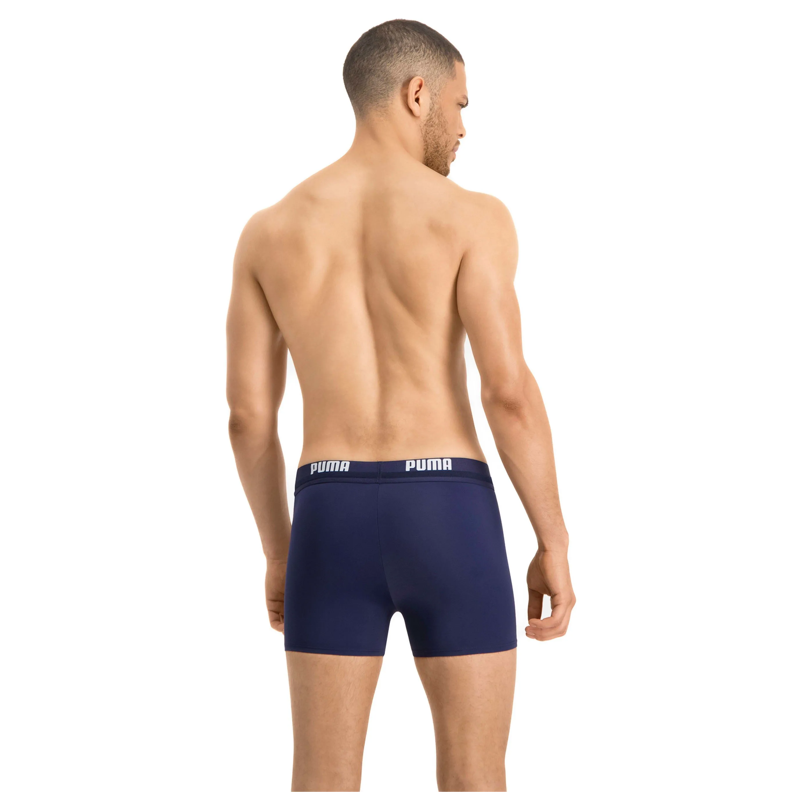 Boxer de bain PUMA Swim Logo - marine - Puma : vente maillots de ba...