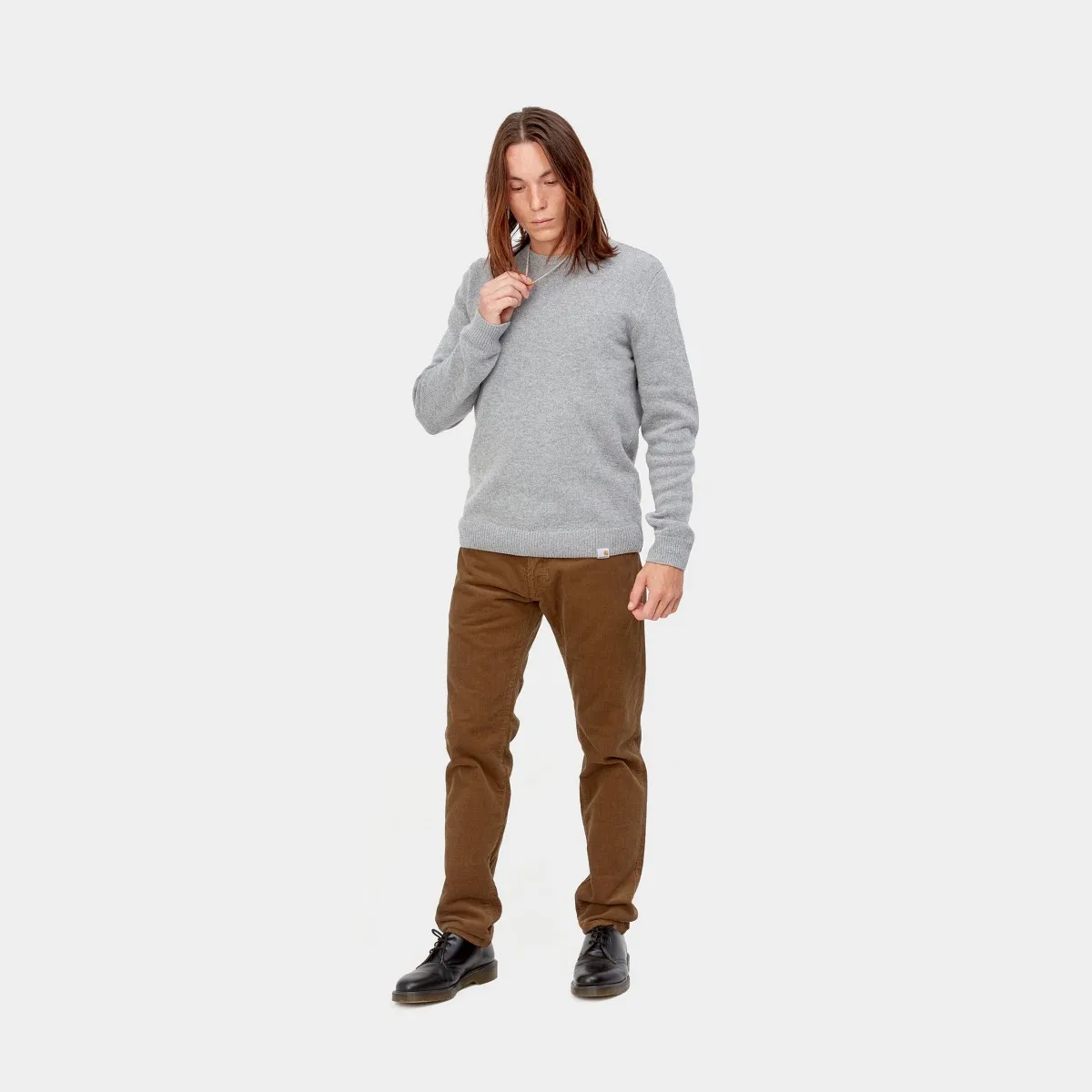 Carhartt WIP - Pantalon en velours fauve