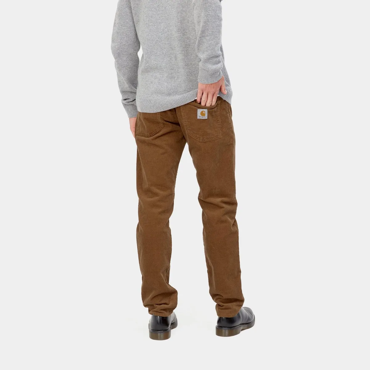 Carhartt WIP - Pantalon en velours fauve