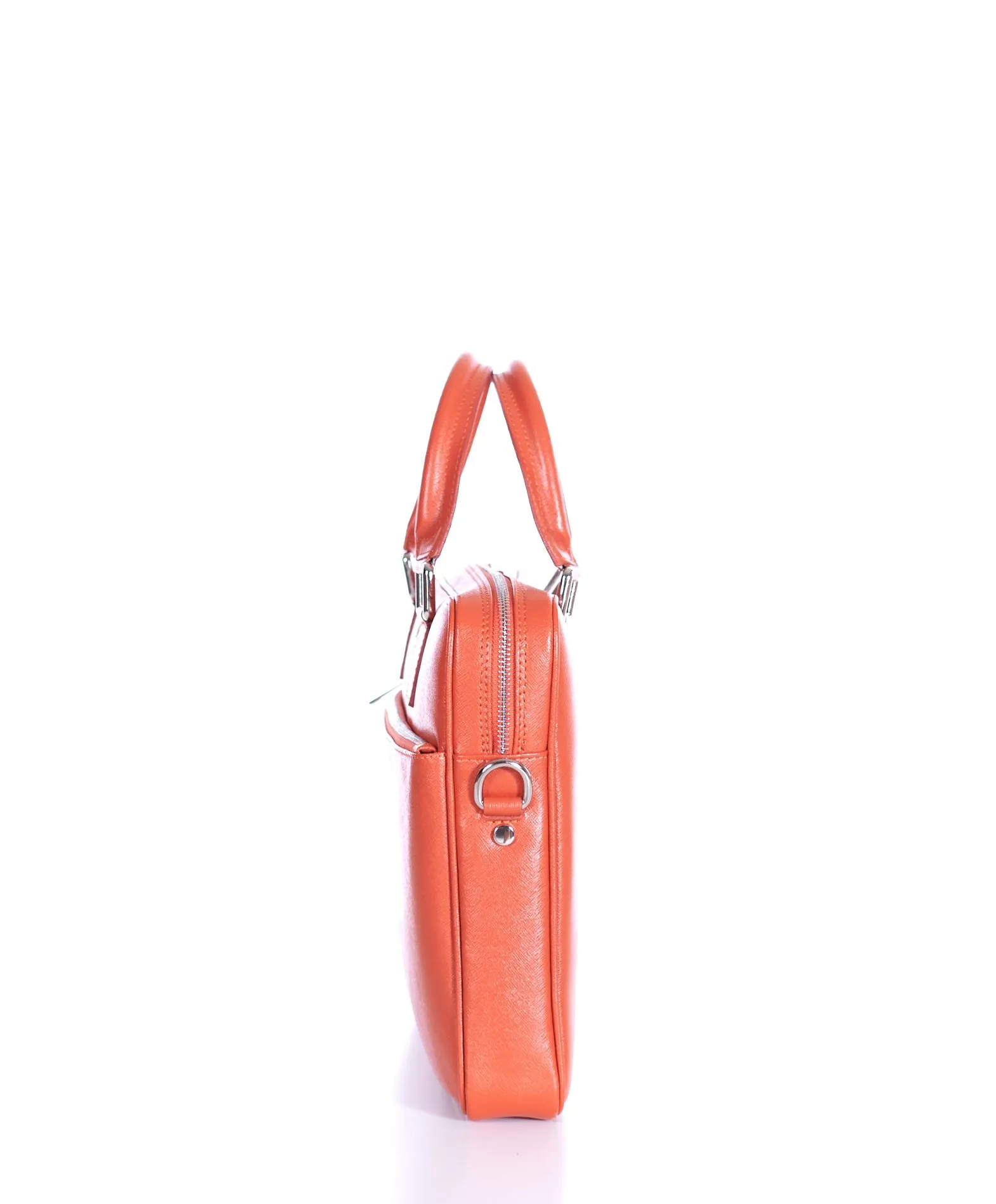 Cartable 24 heures cuir porte-documents sac ordinateur orange Dylan