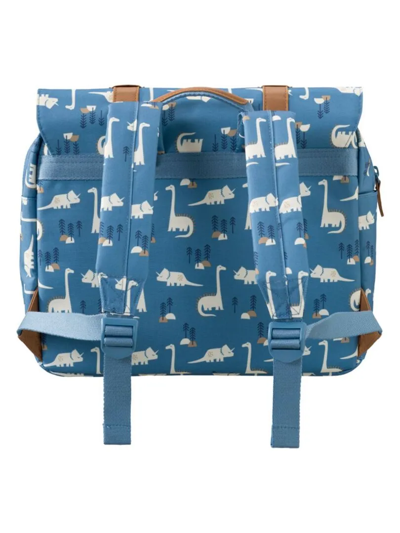 Cartable A4 maternelle Dino - Bleu