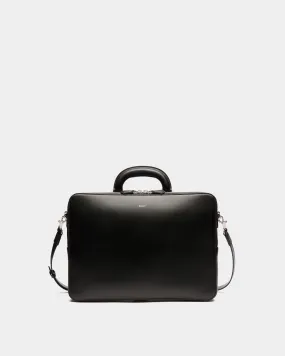 Cartable Busy Bally En Cuir Noir