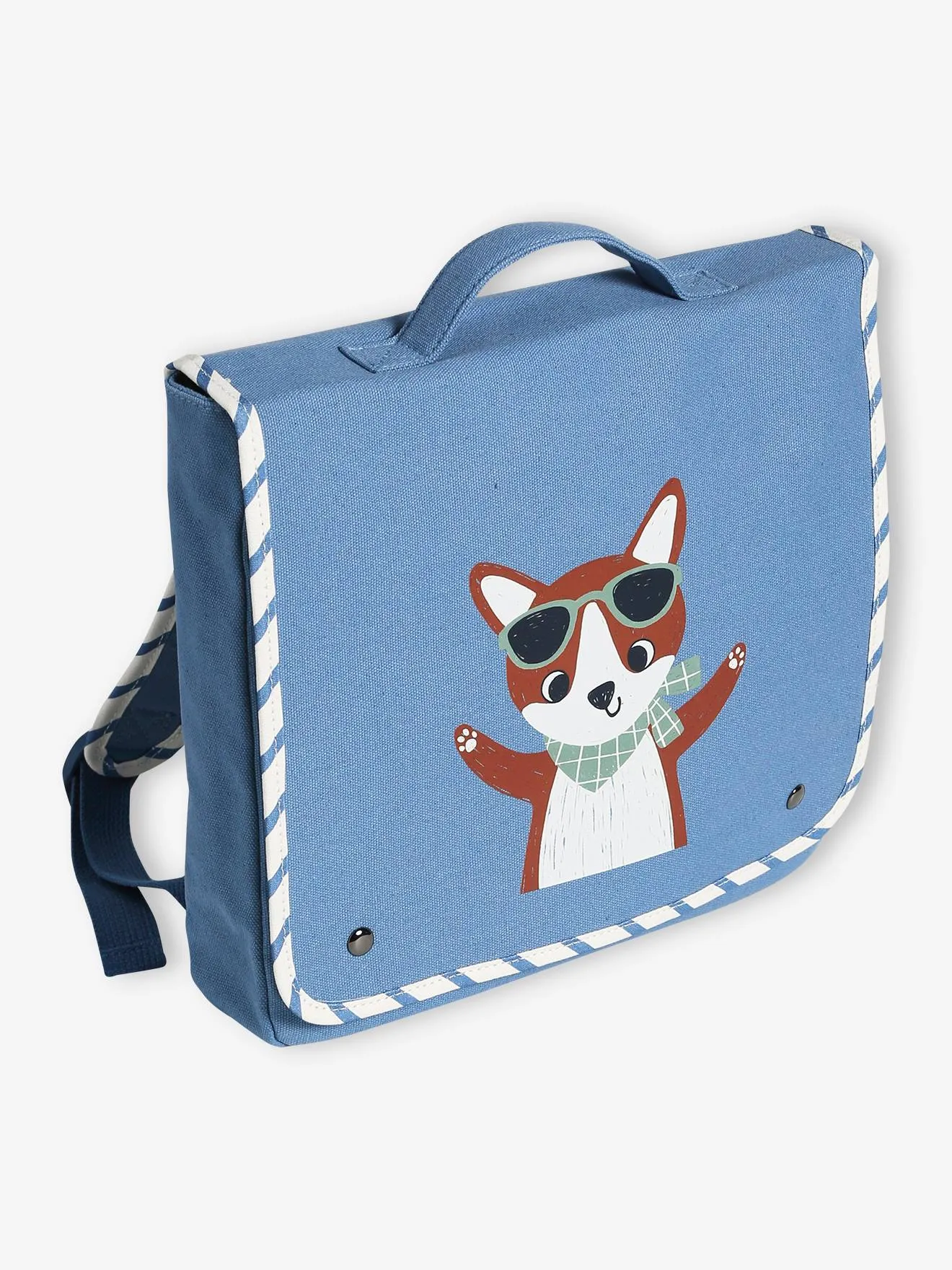 Cartable maternelle renard garçon bleu - Vertbaudet