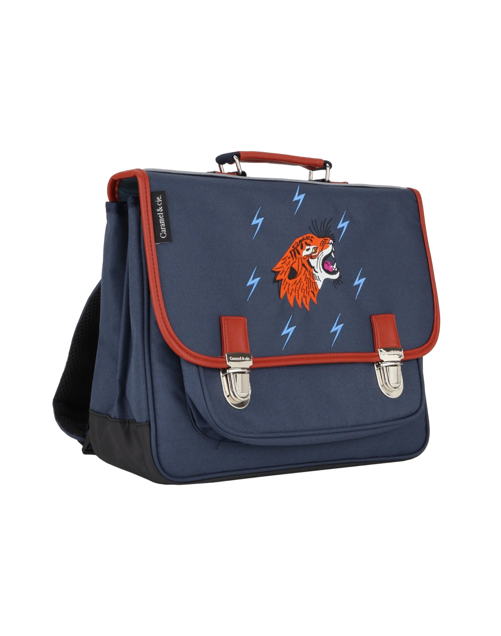 Cartable Moyen Grrr Bleu