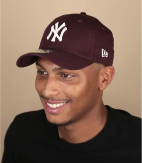 Casquette baseball NY bordeaux - Casquette League Ess 39Thirty NY maroon New Era : Headict