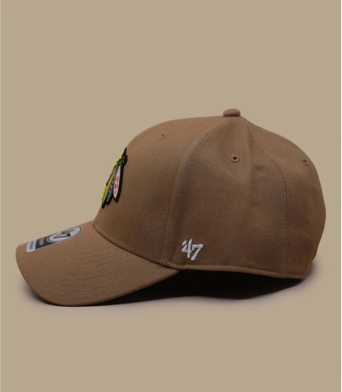 Casquette beige Blackhawks - MVP Snapback Blackhawks camel 47 Brand : Headict