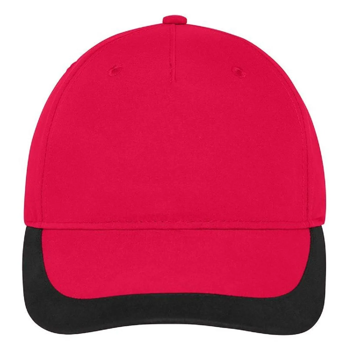 Casquette bicolore - MB6245 - rouge et noir 