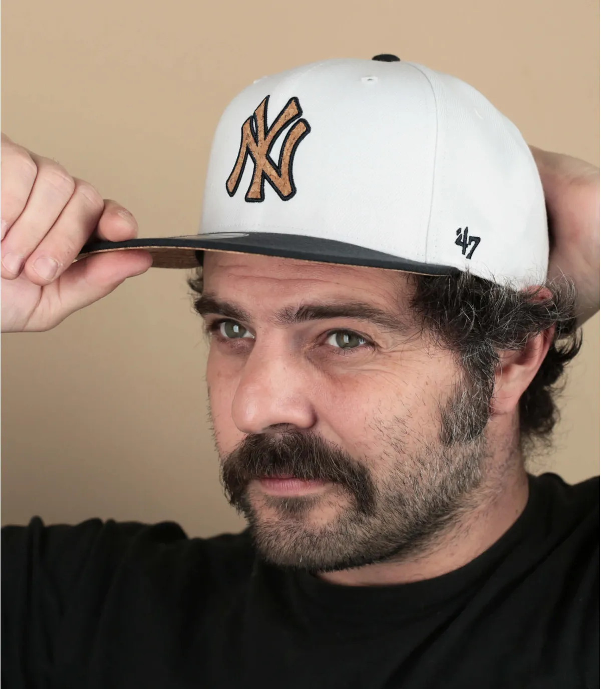 Casquette Blanche NY - Corkscrew Captain NY 47 Brand : Headict