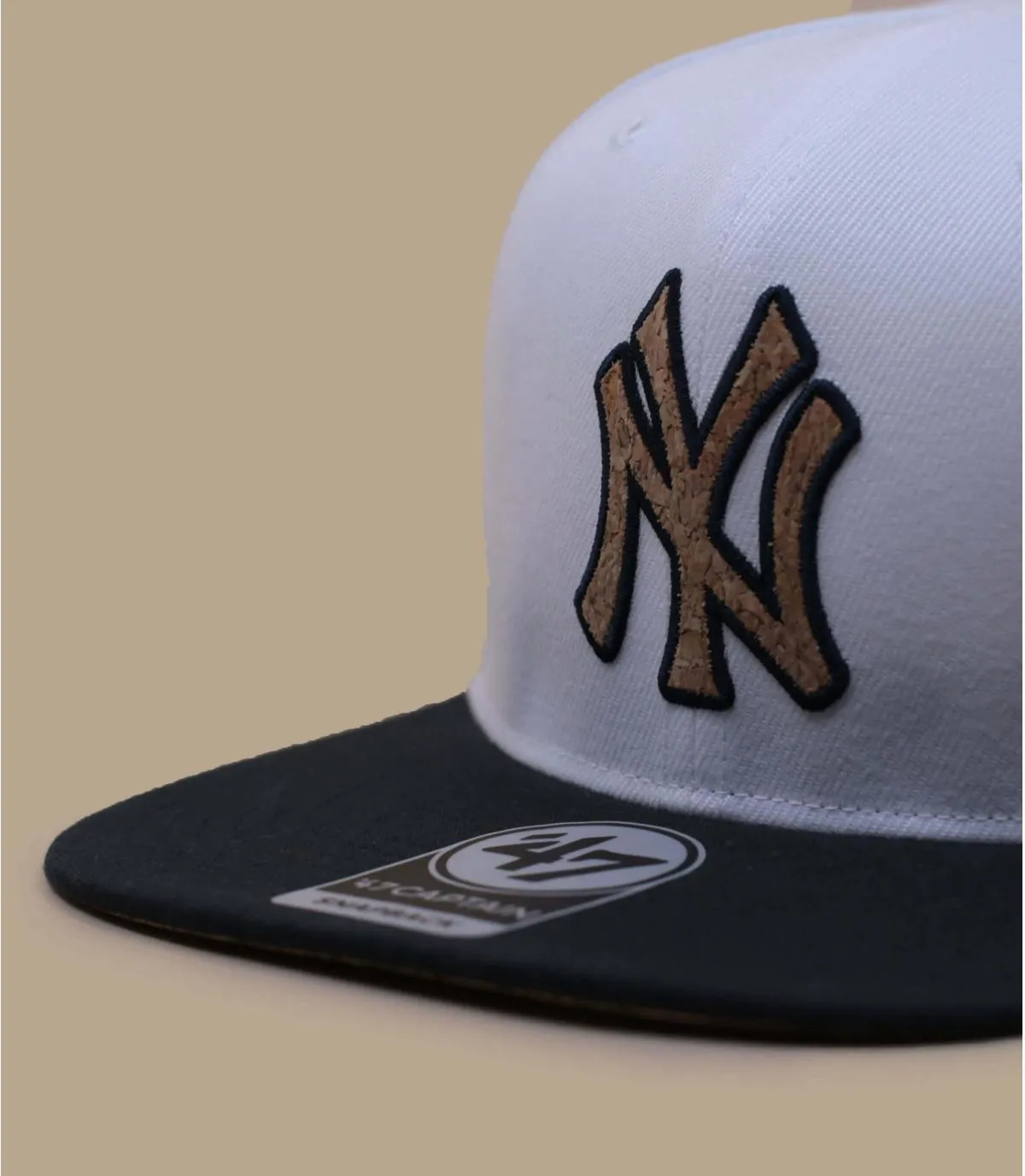 Casquette Blanche NY - Corkscrew Captain NY 47 Brand : Headict