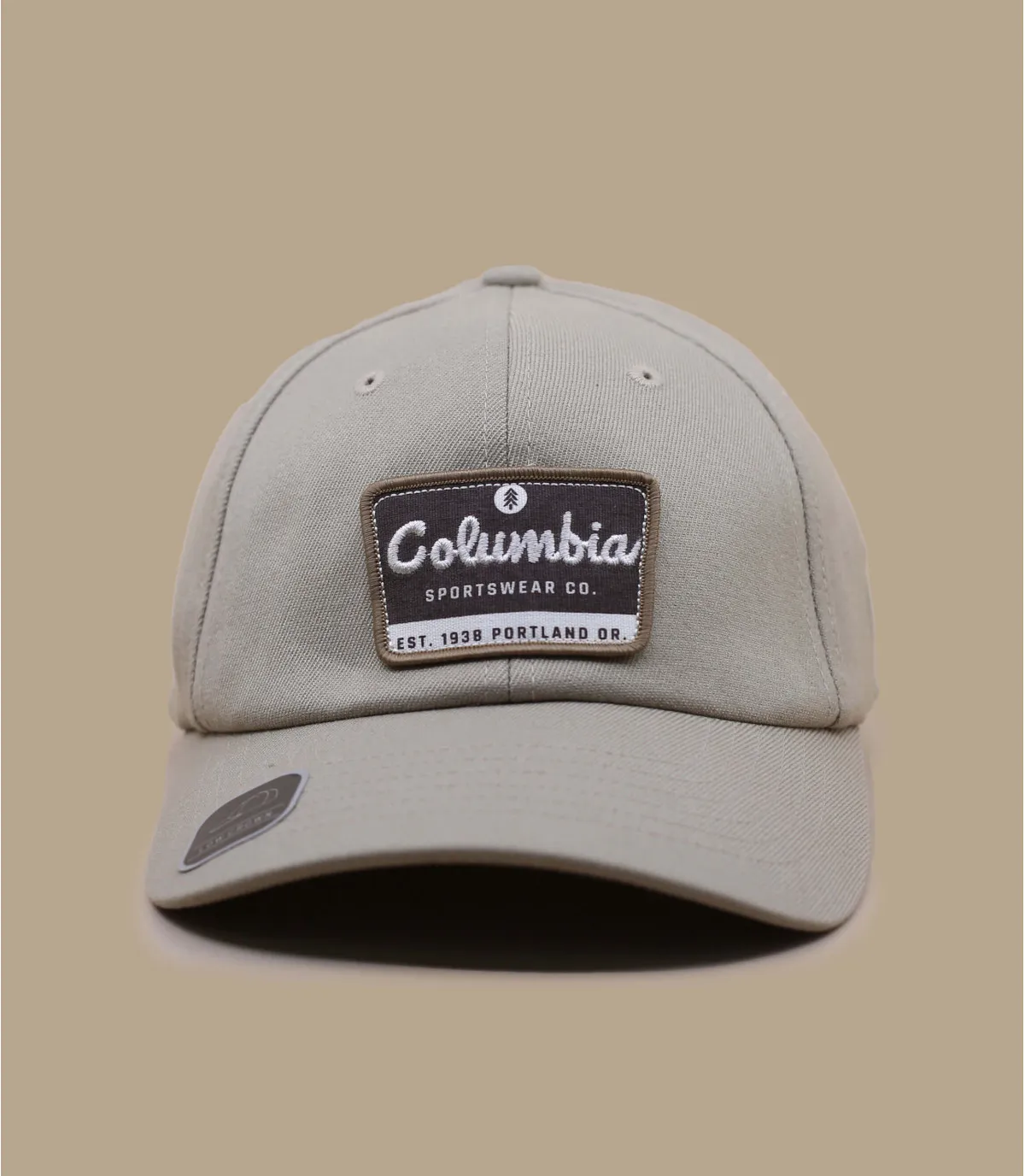 casquette curve beige - Lodge Dad Cap ancient fossil Columbia : Headict