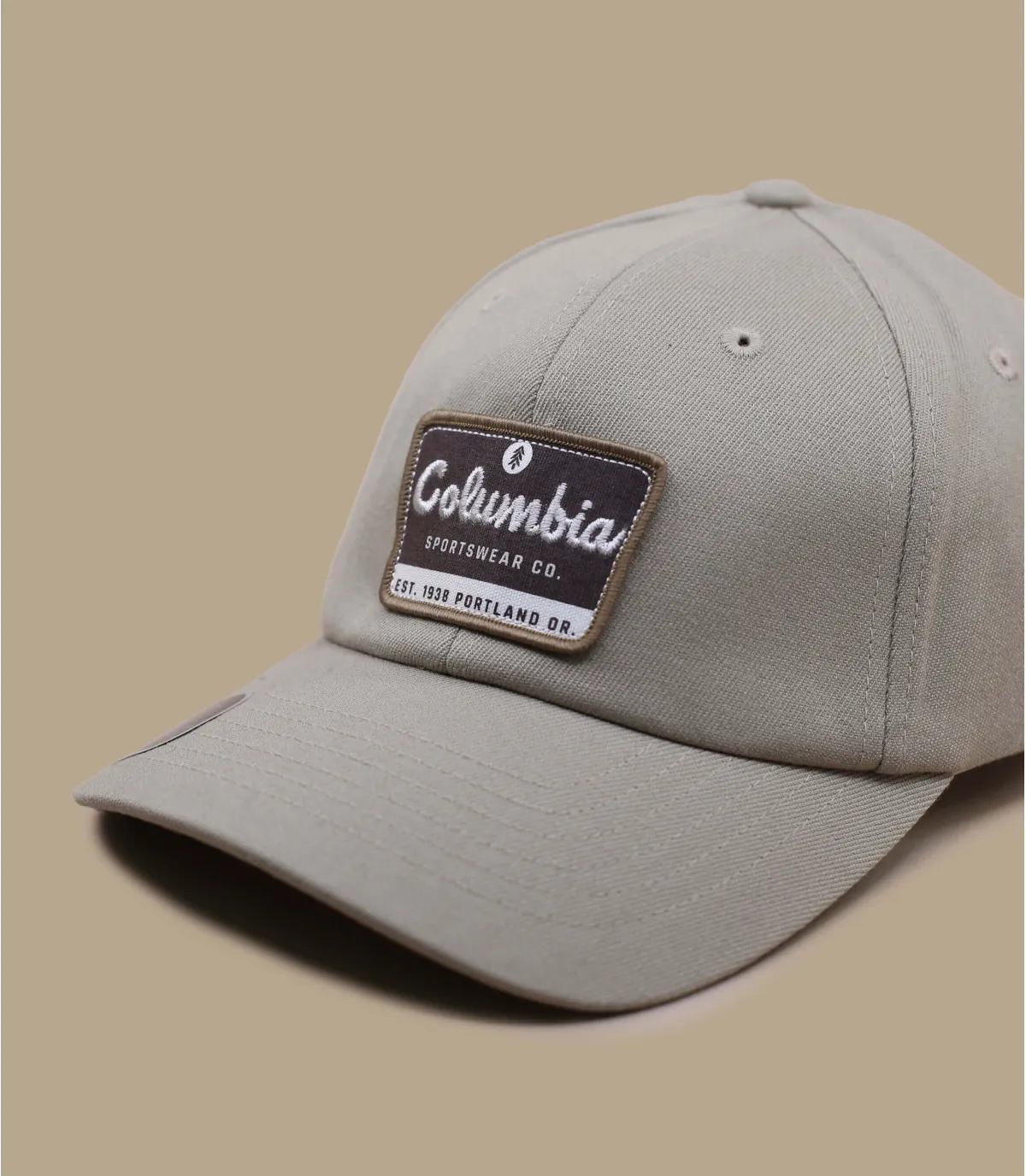 casquette curve beige - Lodge Dad Cap ancient fossil Columbia : Headict