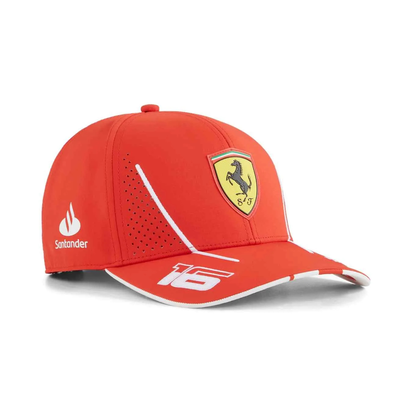 Casquette FERRARI F1 Charles Leclerc Rouge pour Entant FER24_CAE_LEC