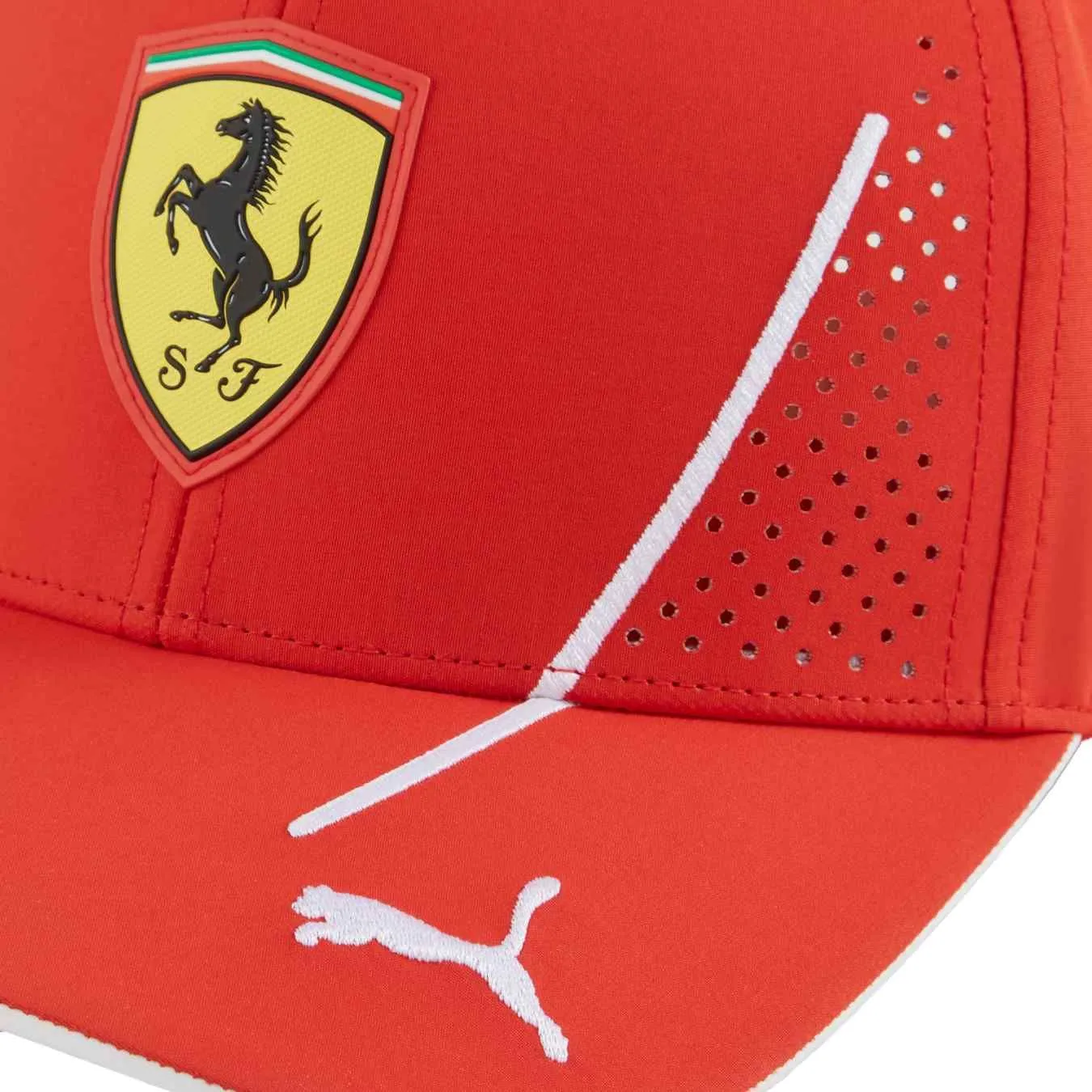 Casquette FERRARI F1 Charles Leclerc Rouge pour Entant FER24_CAE_LEC