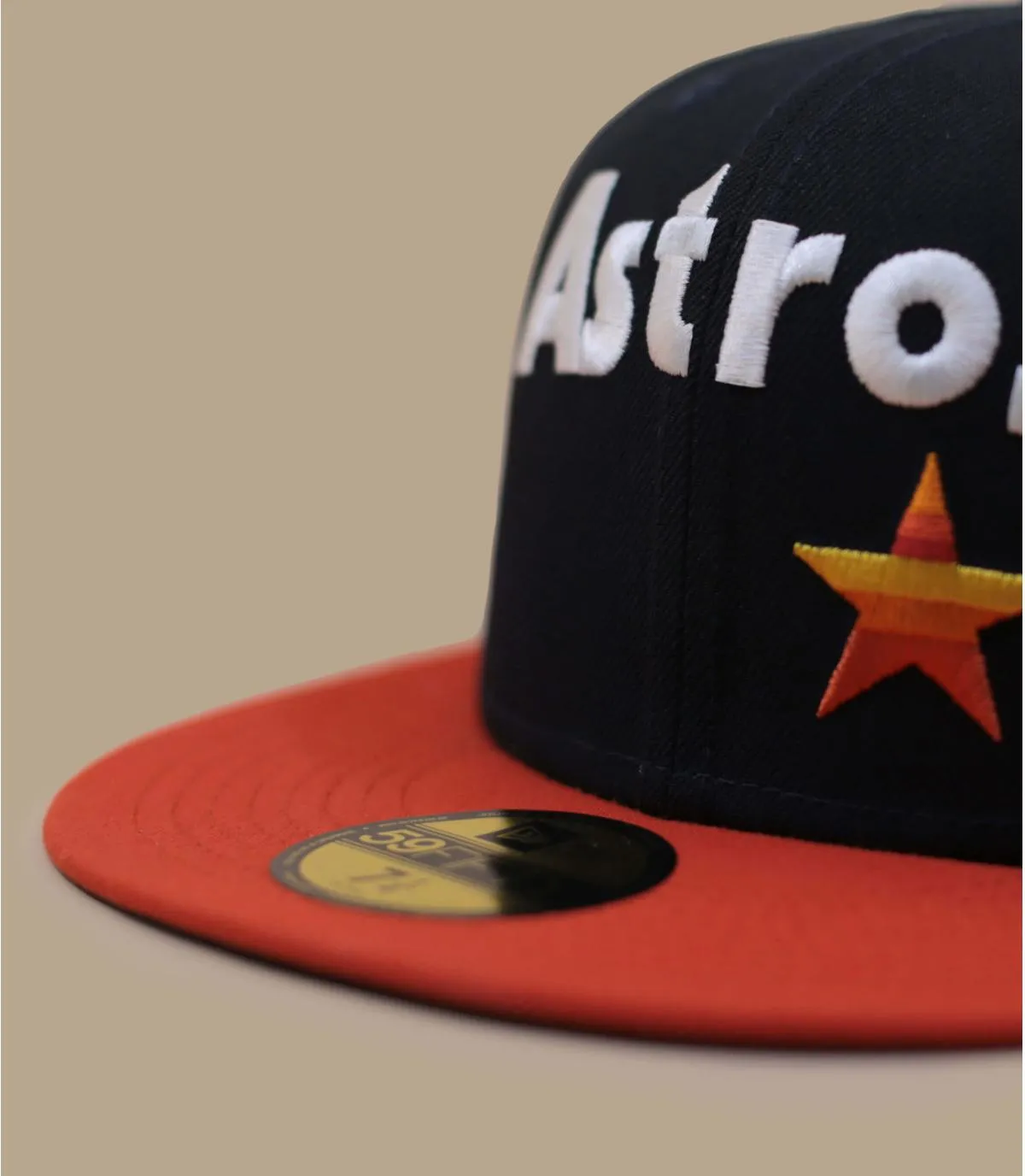 Casquette fitted Astros bleu marine - Casquette 59Fifty Retro Script Houston Astros New Era : Headict